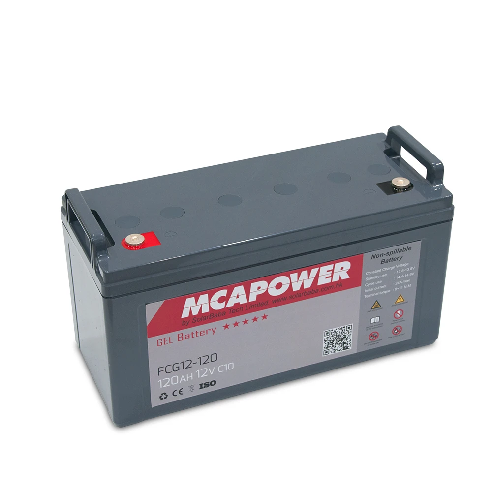 sealed lead acid gel batteria agm 120 ah 12v solar battery