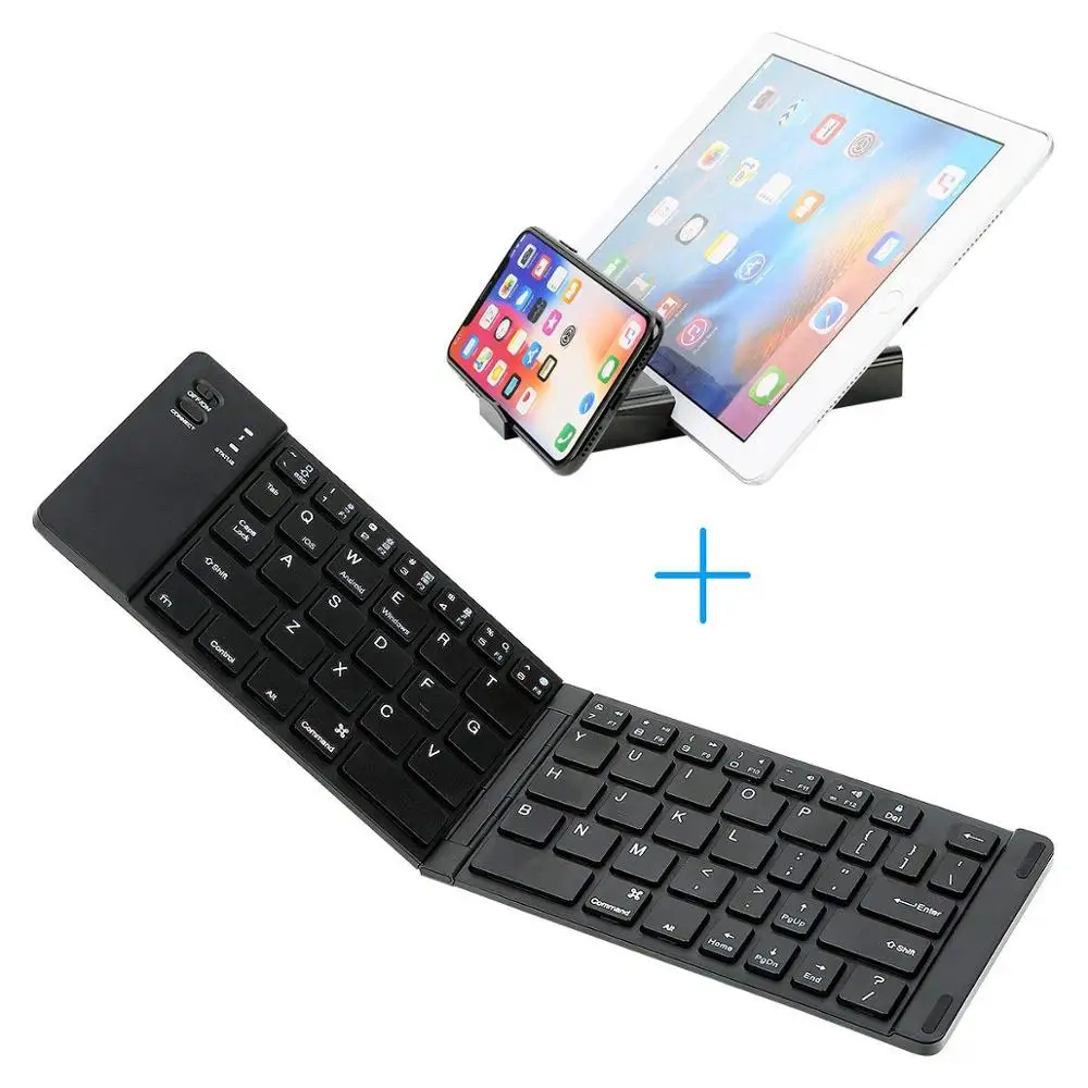 

Custom ultra flat tastatur foldable wireless stand keyboard, N/a