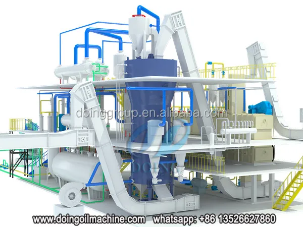 Automatic full set sunflower oil making machine refining machine production line for sale with factory price