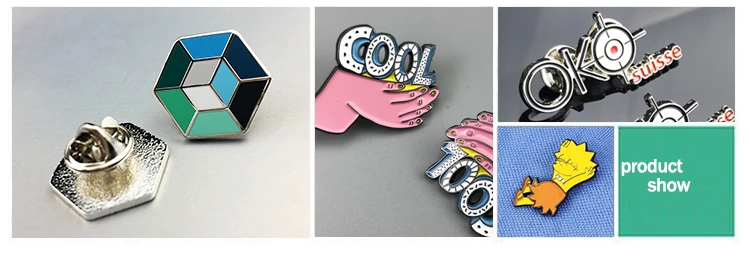Wholesale Popular custom logo glitter enamel pin /hard enamel pin custom manufacturer 