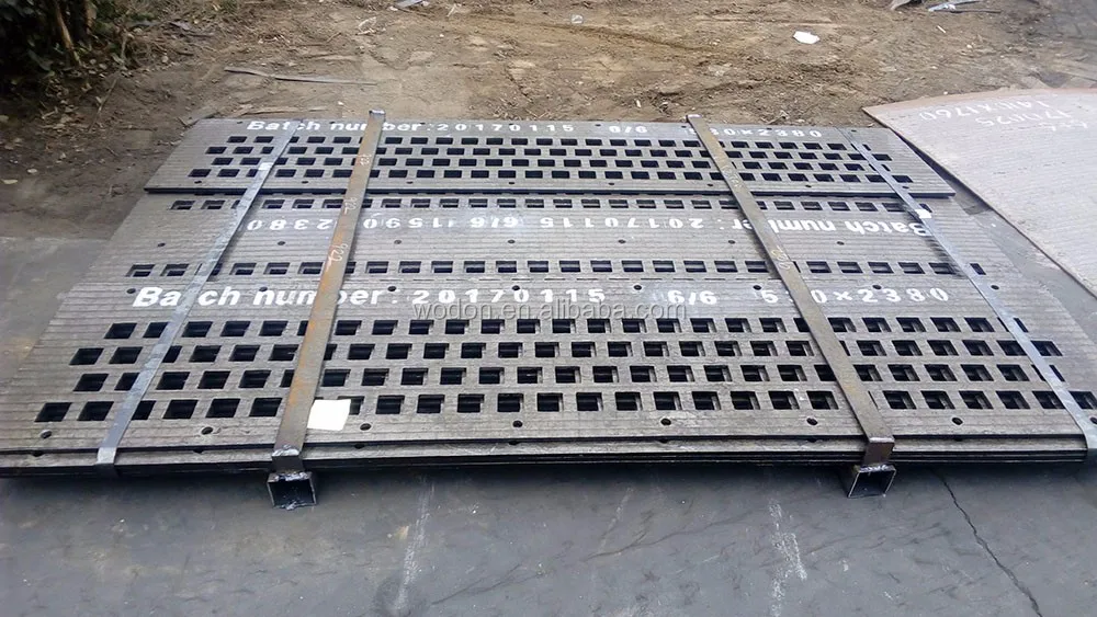Wodon wear abrasion resistant Chromium carbide overlay coated sieve plate