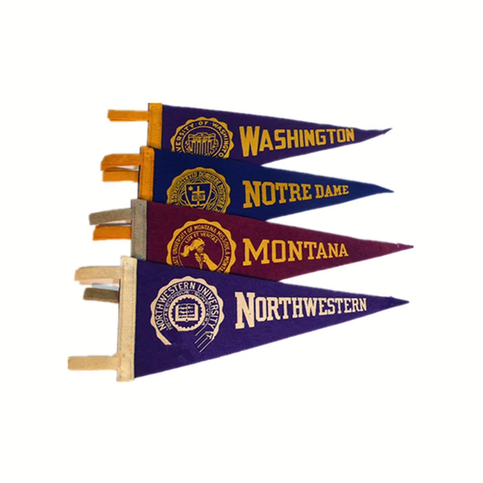 Custom Felt Pennants Flag Wholesale Triangle Wool Felt Banner Buy Felt Banner,Felt Pennants