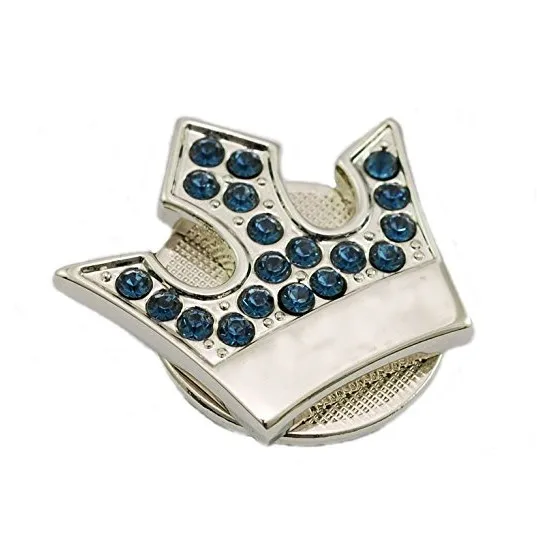 Rhinestones Metal Crown Enamel Golf Ball Markers Buy High