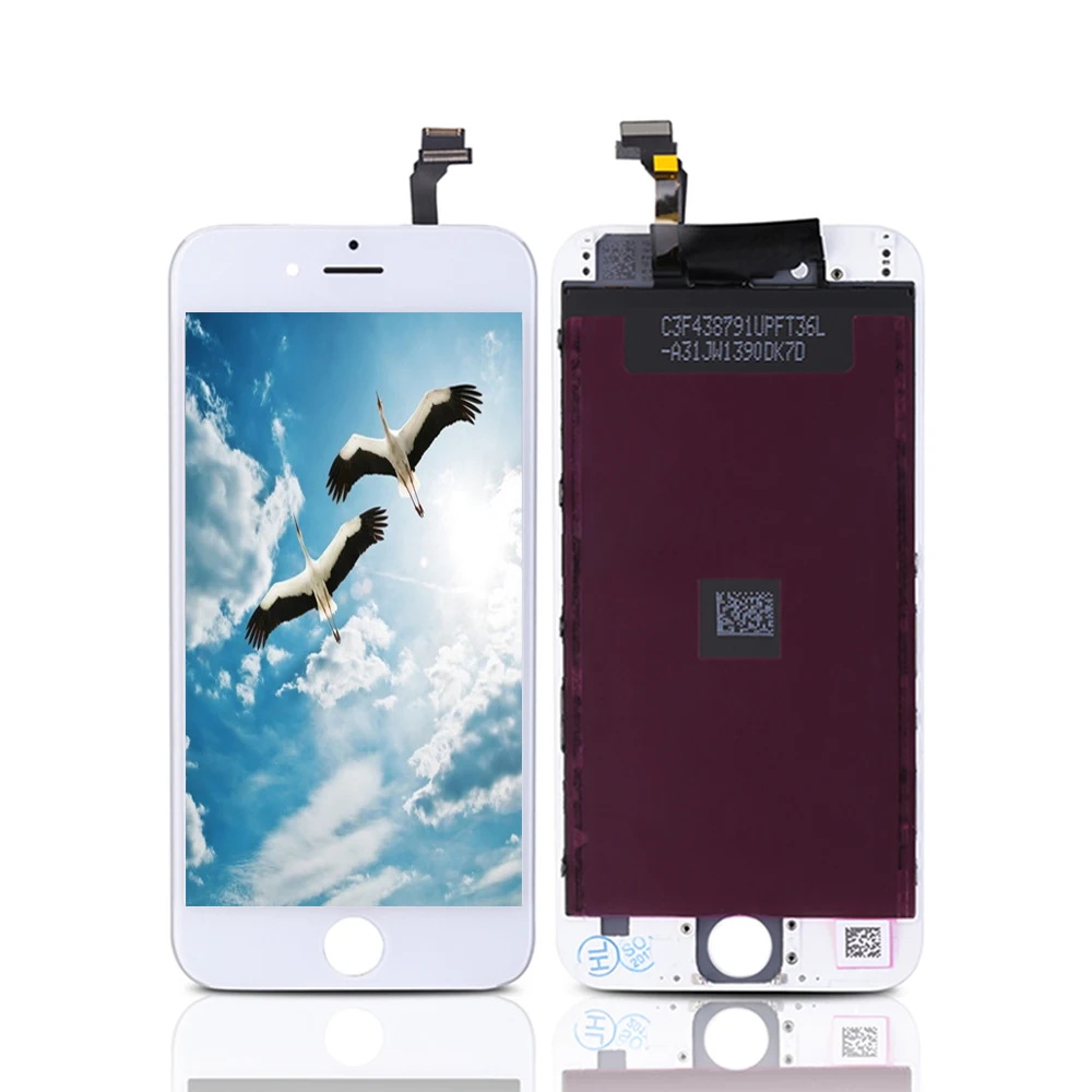 

Mobile Phone LCDs For iPhone 6 lcd display and digitizer touch screen combo, Black/white