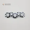 Modern fashion zinc alloy bright chrome water ripple long-shaped cabinet handle furniture hardware