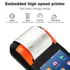 JEPOD JP-V2 POS Android PDA Receipt Printer 58mm Handheld POS terminal Touch Screen with PDA 1D/2D Bar code Reader 4G NFC Camera