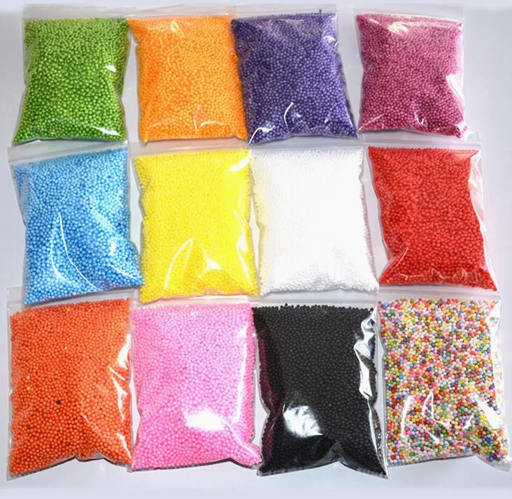 
Crystal Slime Making Kit With Fishbowl Beads Glitter Fruits Slices For Clay DIY Foam Beads Craft Toys 