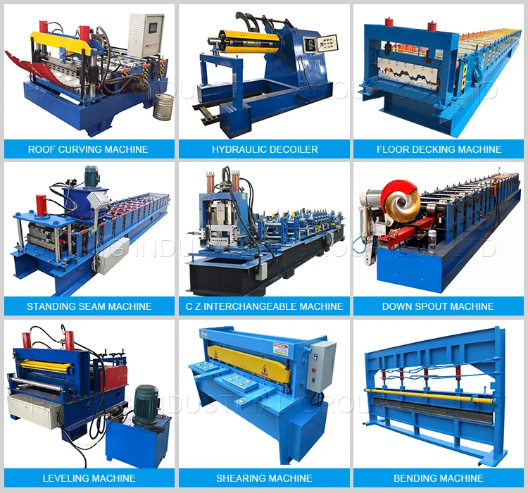 glazed roof panel step tile cold roll forming machine