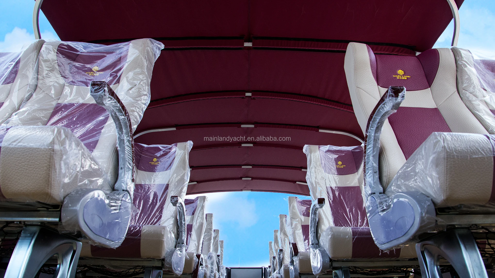 
2019 large business yacht tourism water bus Aluminum 30 passenger boat 