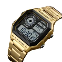 

skmei men's digital watch instructions manual, waterproof compass pedometer multifunction wristwatch
