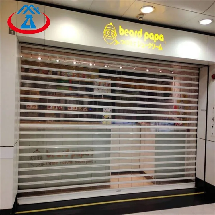 product-Polycarbonate Transparent Roller Shutter Door for Commercial Store PC Security Rolling Door-