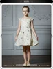 Latest Children Puffy Ball Gown Wedding bridesmide dresses Frocks Birthday Lace Long Flower Girl ED664