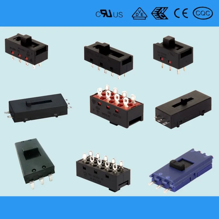 3 Position 3 Way Pcb Terminals Slide Switch 3 Position - Buy 3 Position ...