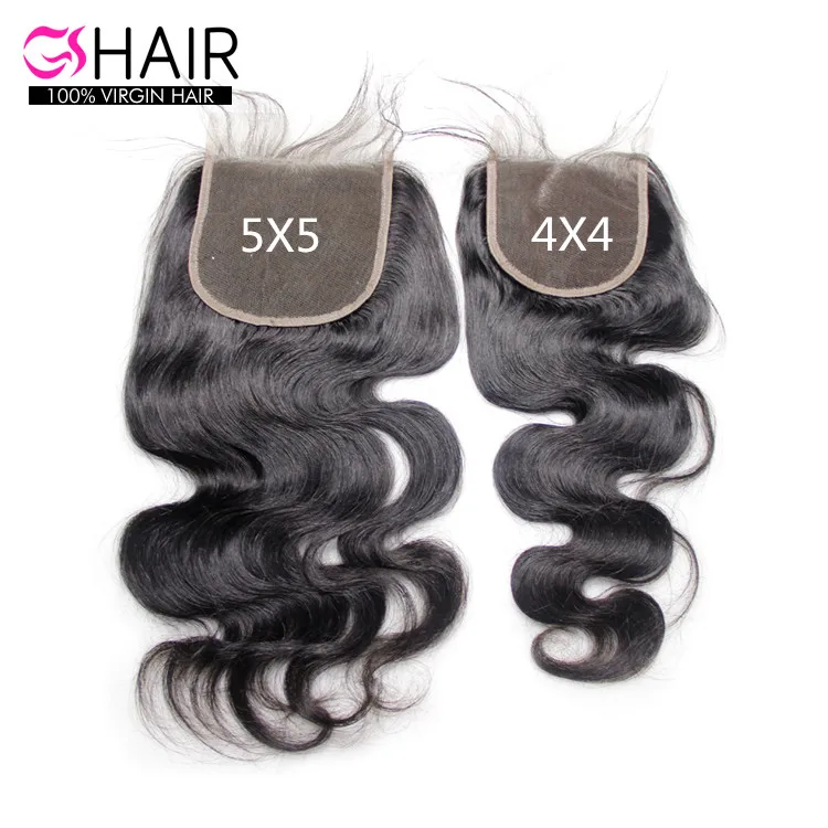 

Large stock factory wholesale 5X5 frontal closure hair lace with bundles weave brazilian human wavy