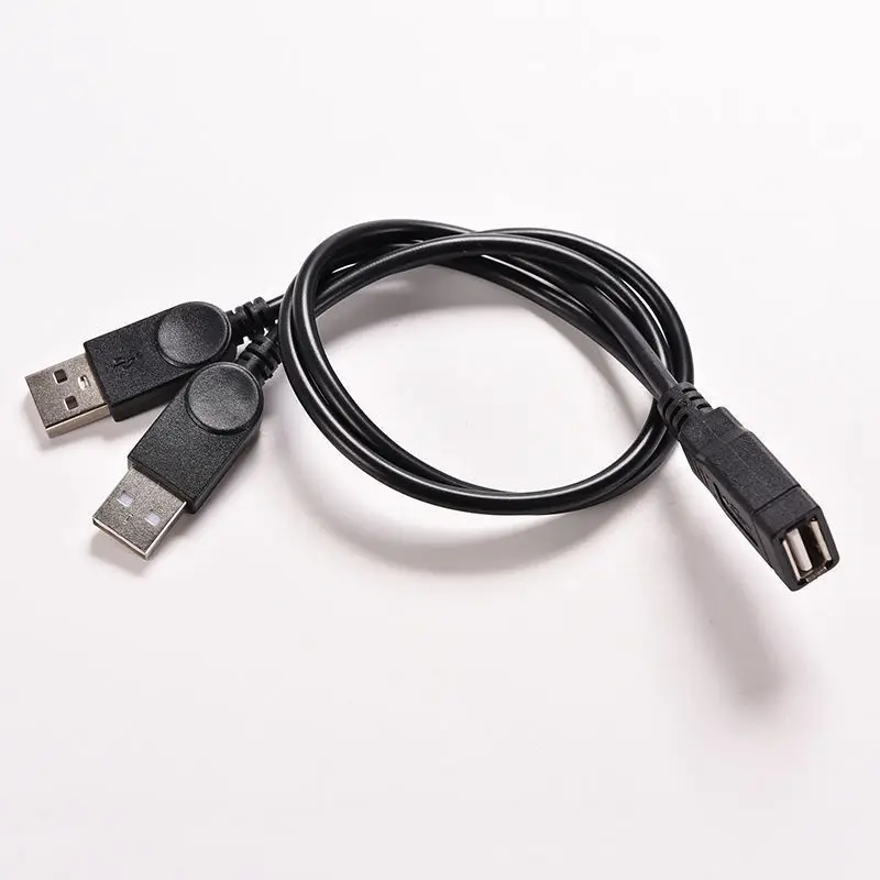 Usb 2.0 A Male To 2 Dual A Female Y Jack Splitter Connector Cable Buy
