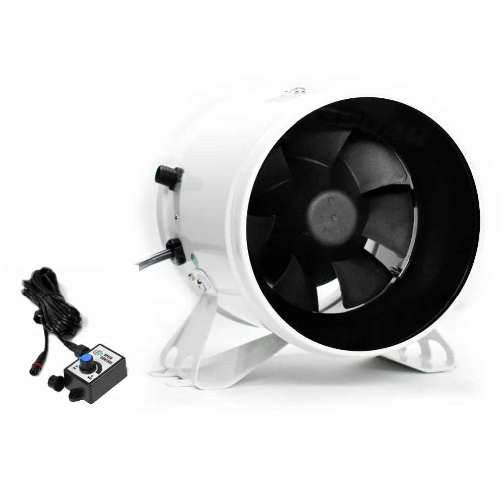 Duct Booster Vent Fan, Inline, 110v -120v, Plastic - detail 26