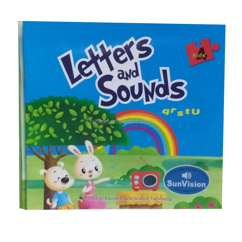 

Coloring printing children english letters talking sound book with read pen