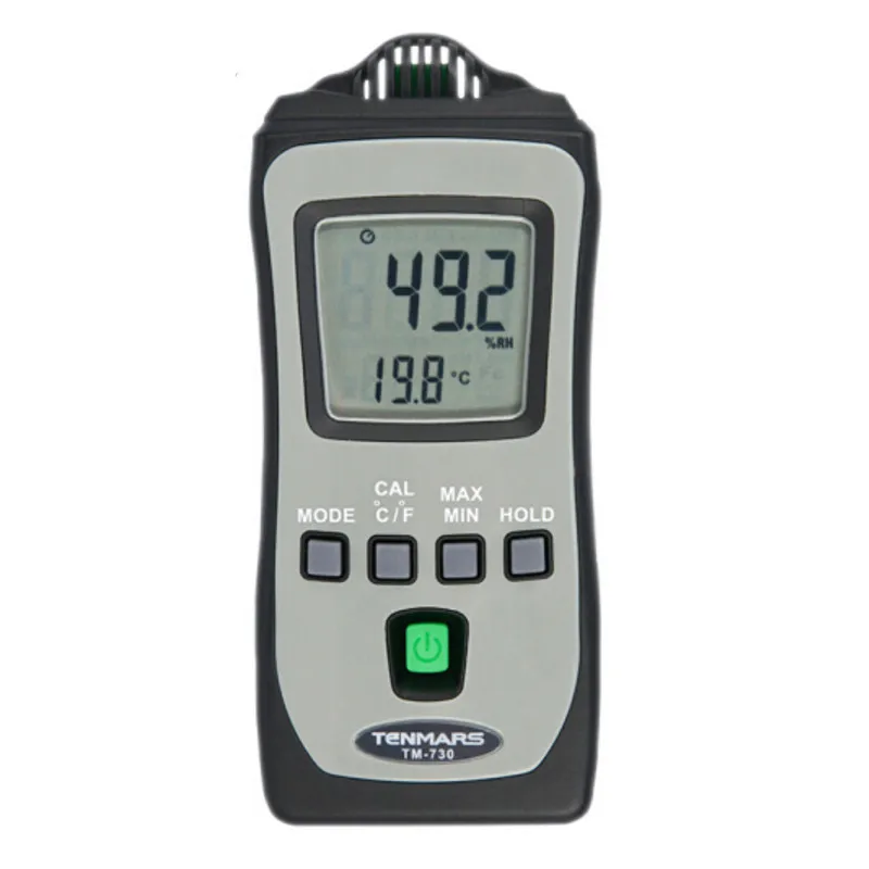 

TM-730 Pocket Size Thermometer Measuring Humidity Temperature Tester Wet Bulb and Dew Point Meter