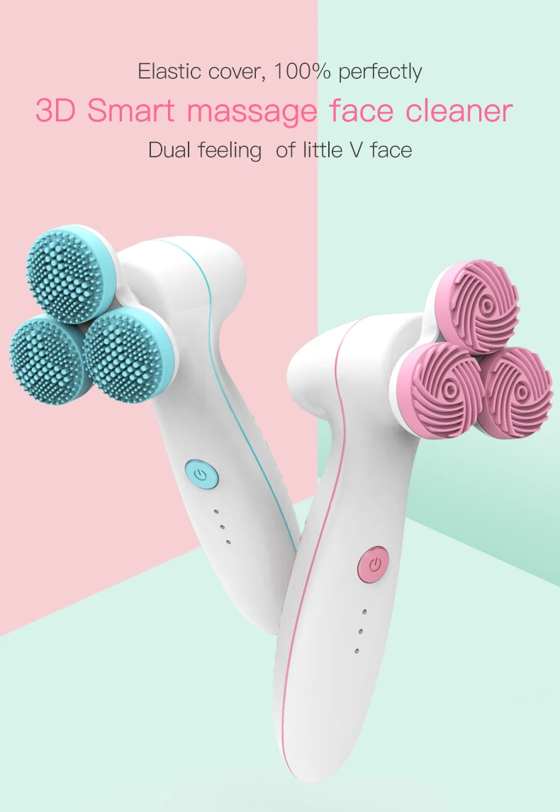 2019 New Product Ideas Lumispa Skin Care Device Silicone Facial Cleansing Brush Face Brush Sonic