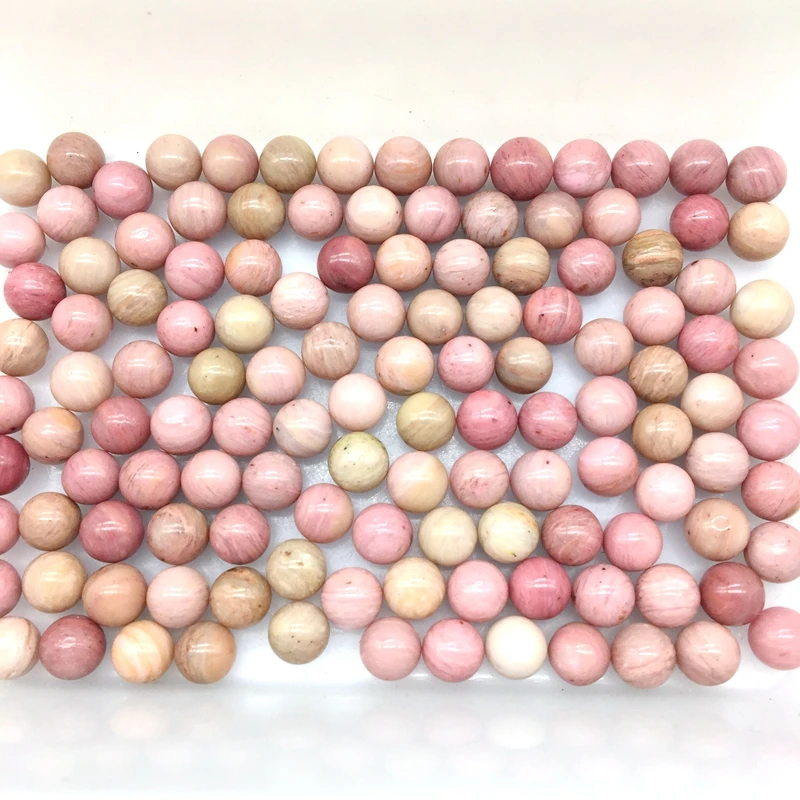 

Natural Beads No Hole Stone Ball Really Rhodonite Opal Red Jasper Blue Sodalite Made Jewelry 100/bag, Red orange blue green