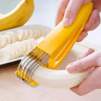 

Amazon kitchen accessories gadgets sausage slicer fruit vegetable banana slicer cutter