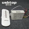 USBTOP BRAND 220V 4 Ways ON/OFF Wireless Remote Control Switch Digital Remote Control Switch for Lamp