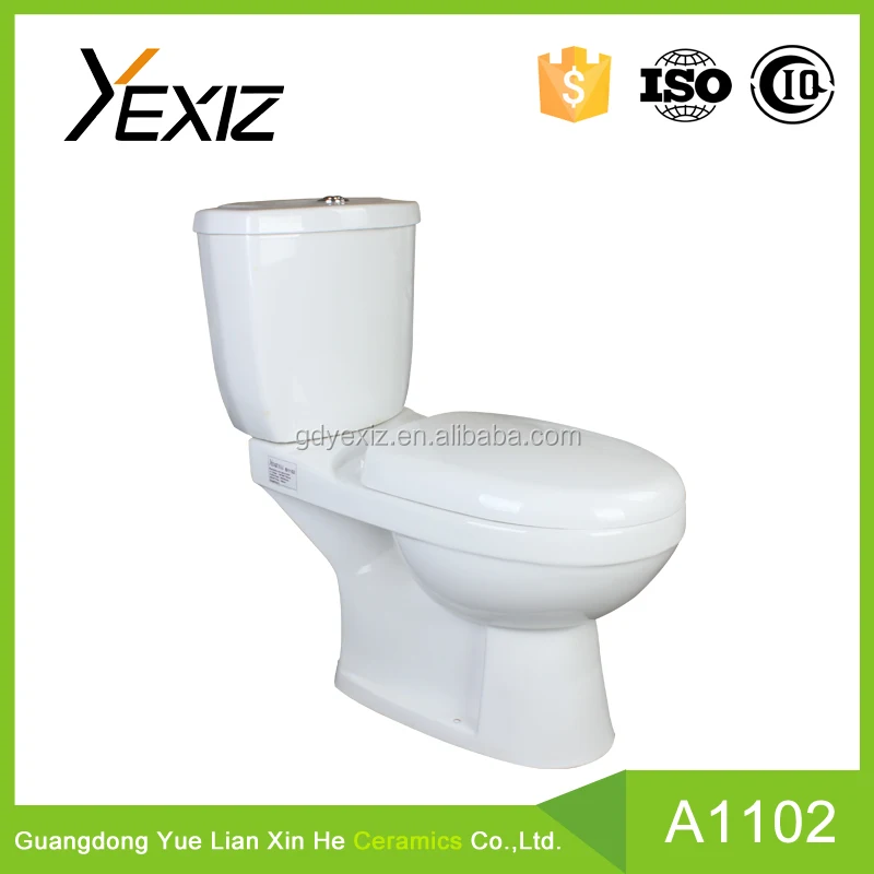 
B1102&D601 chaozhou ceramic cheap two piece set toilet basin 