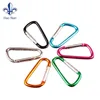 popular design your own plastic 4cm snap hook carabiner bulk /hiking carabiner hook
