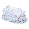 G71 3PCS/Set baby Free installation with music mosquito net Folding mosquito net with Sleeping mat pillow