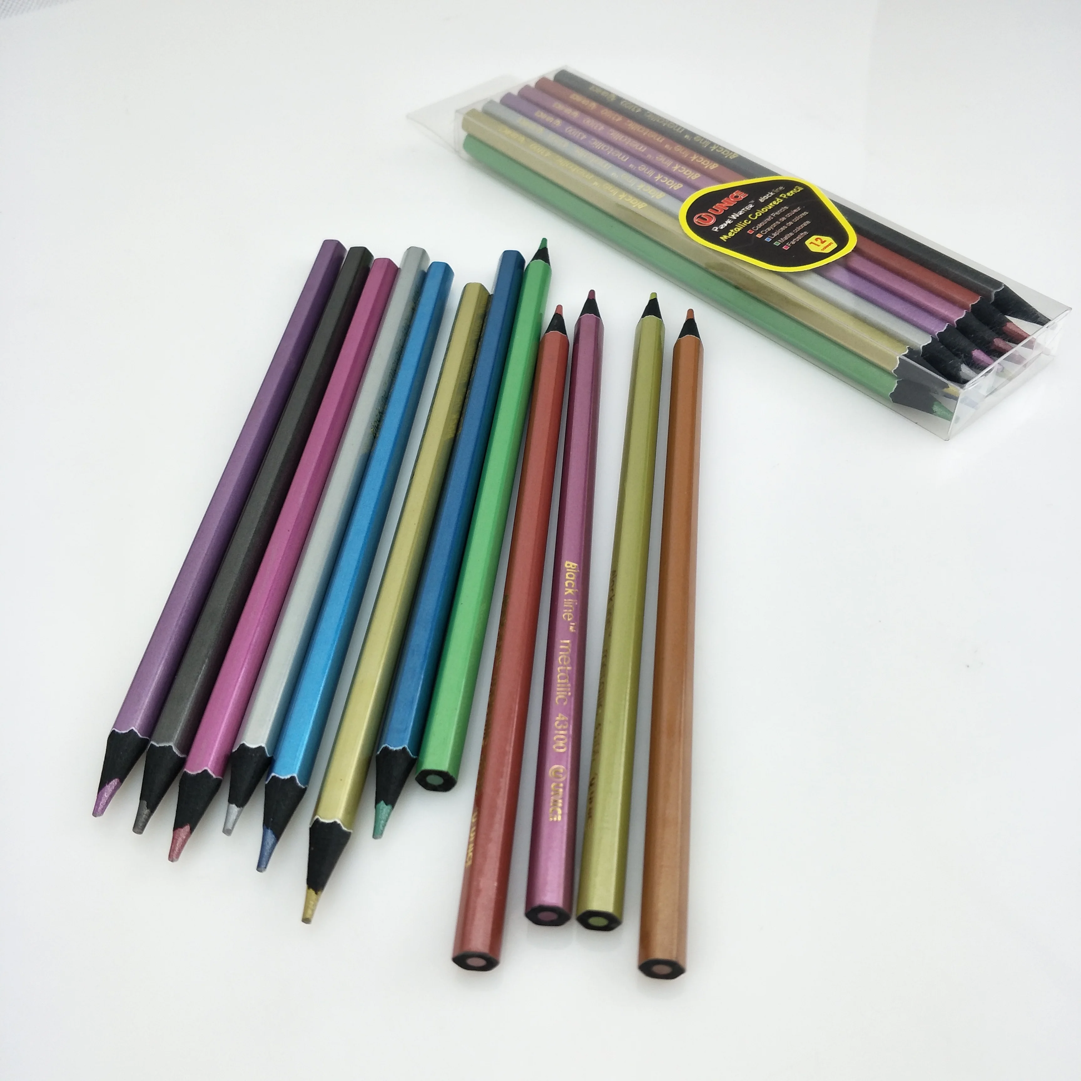 Fancy Metallic Colored Art Pencils For School Supply Buy High Quality