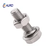 Din Iso Jis Standard Stainless M6 Titanium 9.8 M12 M16 M18 M20 M18x2.5 Hexagon And Nut M28 M14 Safety Hex Bolts Mild Steel Bolt