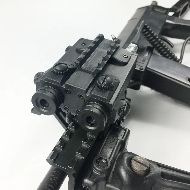 

Hunting tactical rifle mounted dual beam green and IR laser gun sight