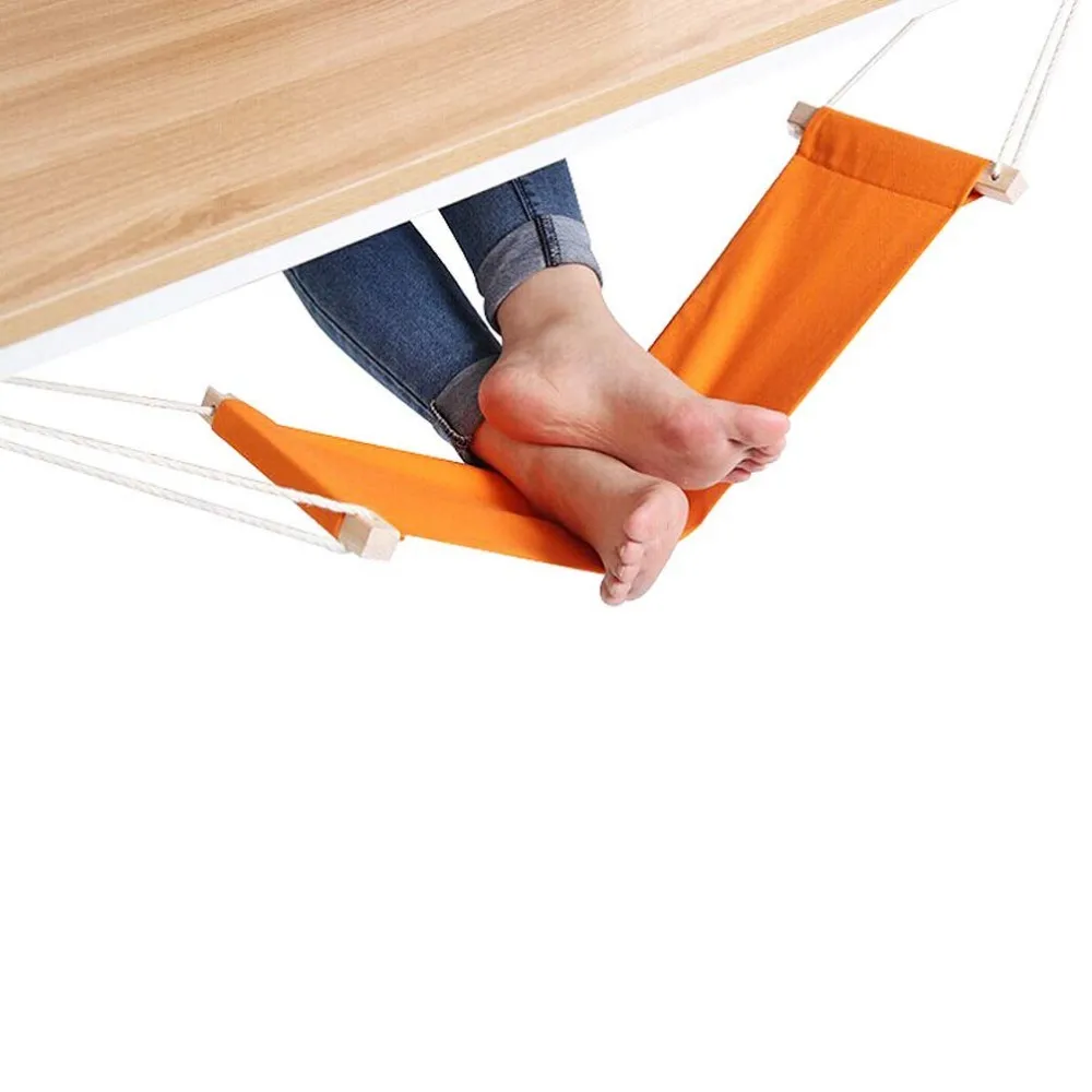 Woqi Foot Hammock Under Desk Adjustable Desk Foot Rest Hammock Office