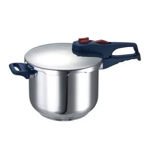 Image of hot stainless steel pressure cooker