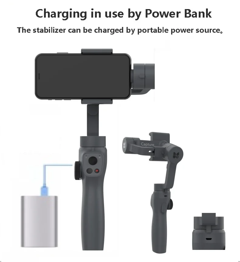 Gimbal Handheld Gyro Stabilizer For Cameras Selfie Stick 3 Axis