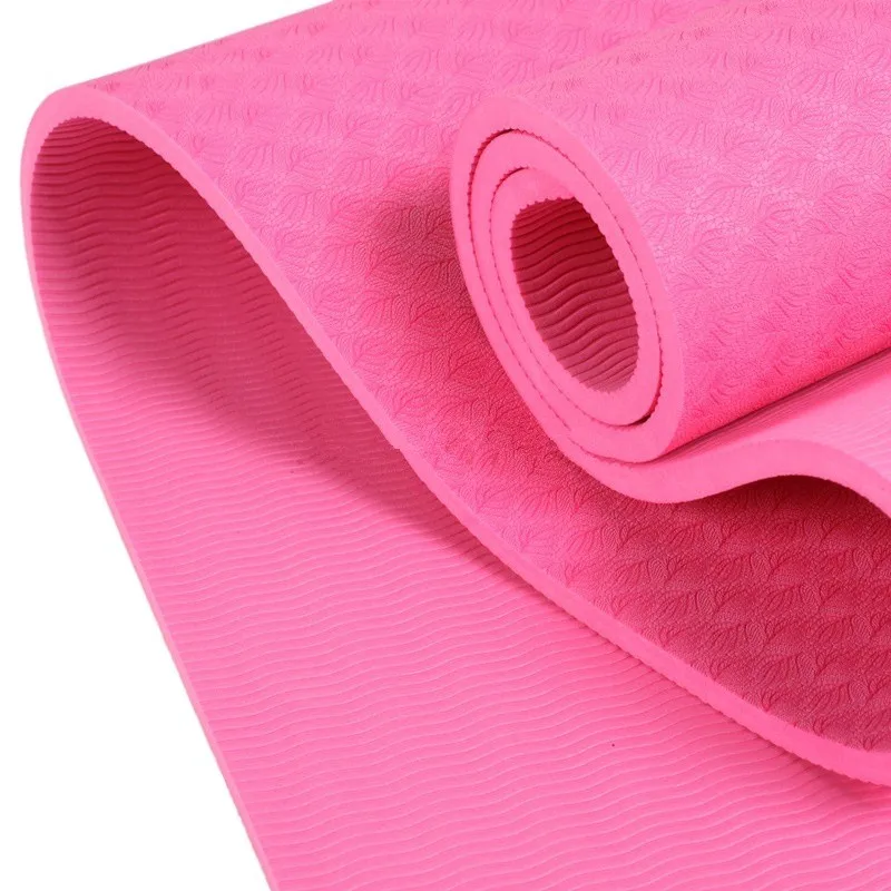 

Professional TPE Yoga Mats for Women Men, Workout Mat, Blue/green/yellow/red/pink/black/gray etc