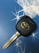 High Quality Car Key Shell Replacement Toyota Remote Key Blank Case With A Hole On The Side Free Shipping