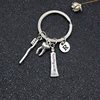 Creative Dentist Key Rings Teeth Toothbrush Toothpaste Key Chain