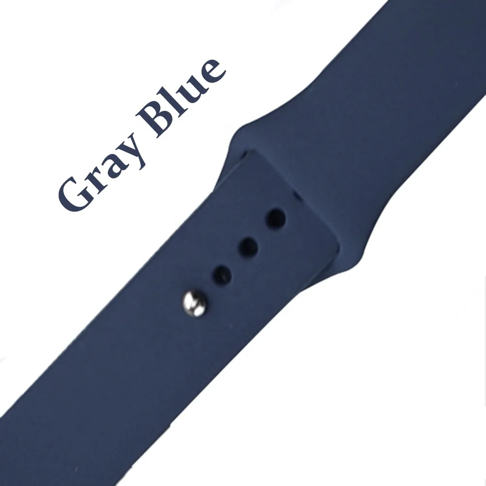 

IVANHOE Band for Apple Watch 38mm 42mm, Silicone Sport Strap Replacement Bracelet Wristband for Apple Watch Series 4/3/2/1, Multi-color optional or customized