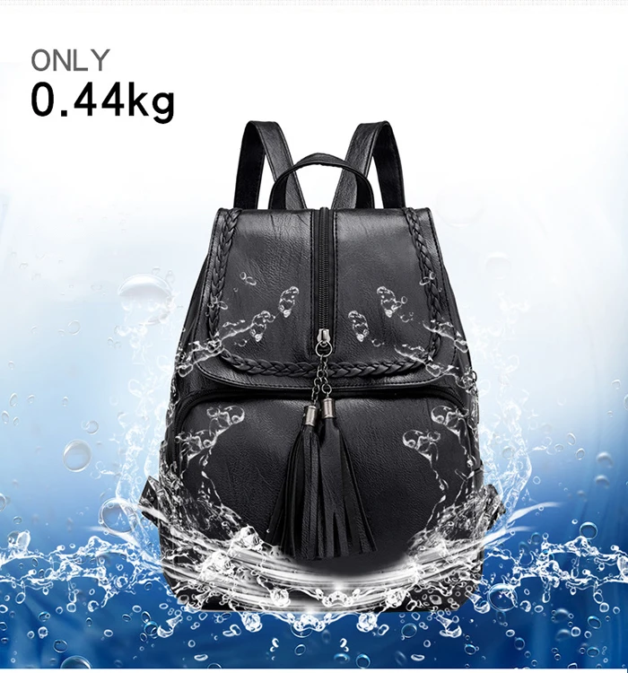 Wholesale All New Cheap Custom Logo Bag With Tassel Black Fashion College Bags Leather Backpack For Women School Bag Buy Backpack Women School Women School Bag Leather Backpack For Women Product On Alibaba Com