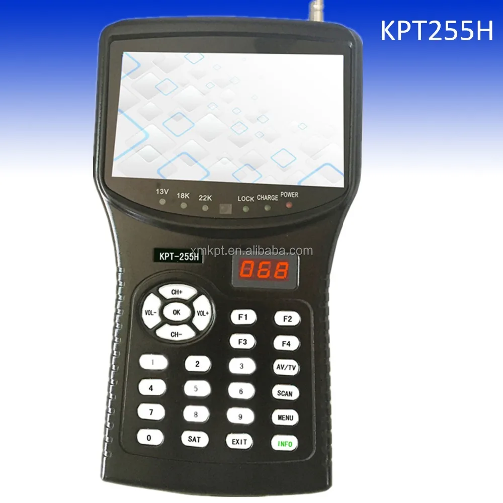 

High Definition and Digital Type digital satellite finder KPT255H, N/a