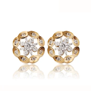 china dubai promotion wholesale larger jewelry earrings gold plated