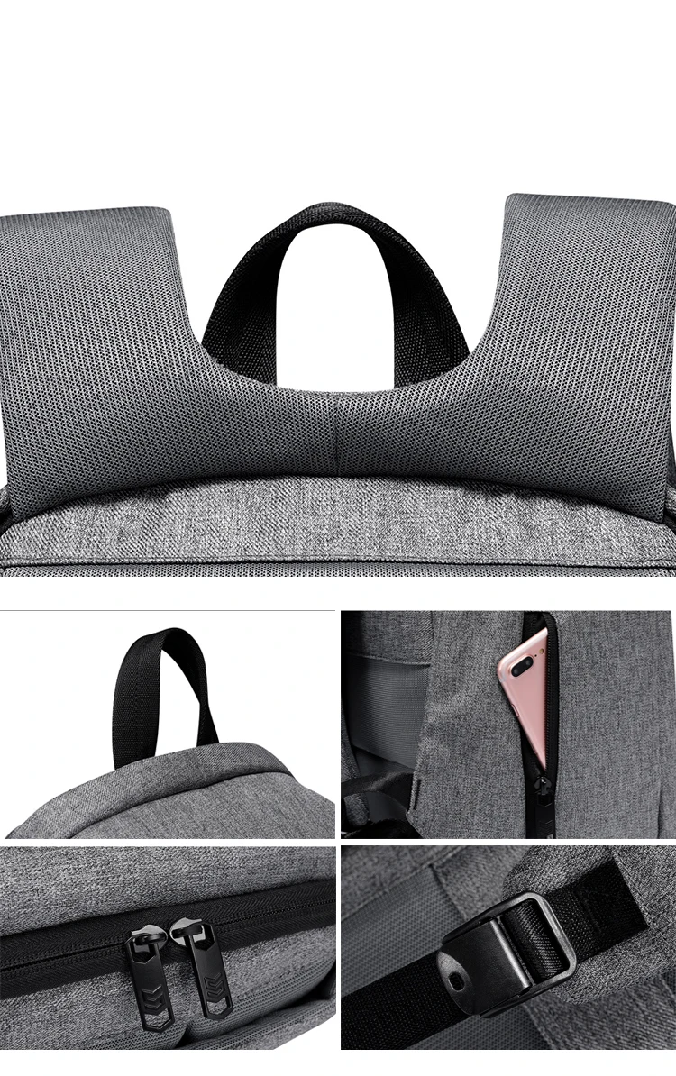 Elegant korean design high school college multifunction computer waterproof rucksack back pack backpack bag