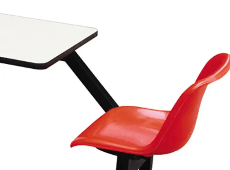 2 seaters canteen dining room sets/connected dinner table and chair.jpg
