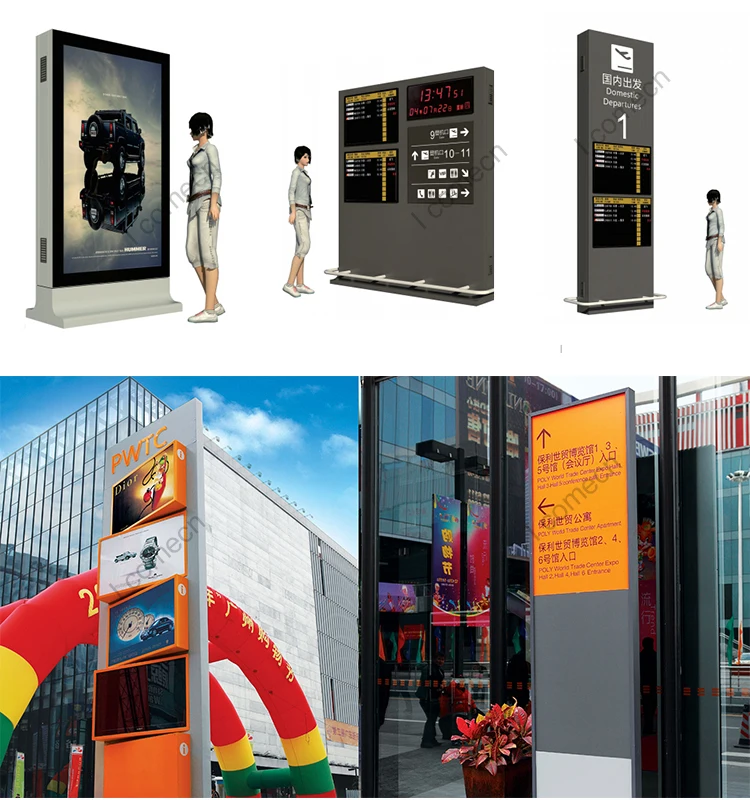 used outdoor digital signs sale aluminium pole led pylon sign for advertising.jpg