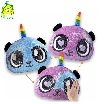 panda reversible plush