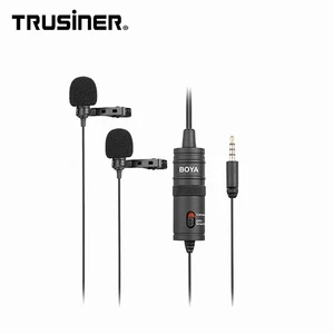 BOYA M1DM Dual Omni directional Lavalier Microphone