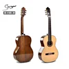 39inch solid wood classical standard guitar walnut 610S OEM factory