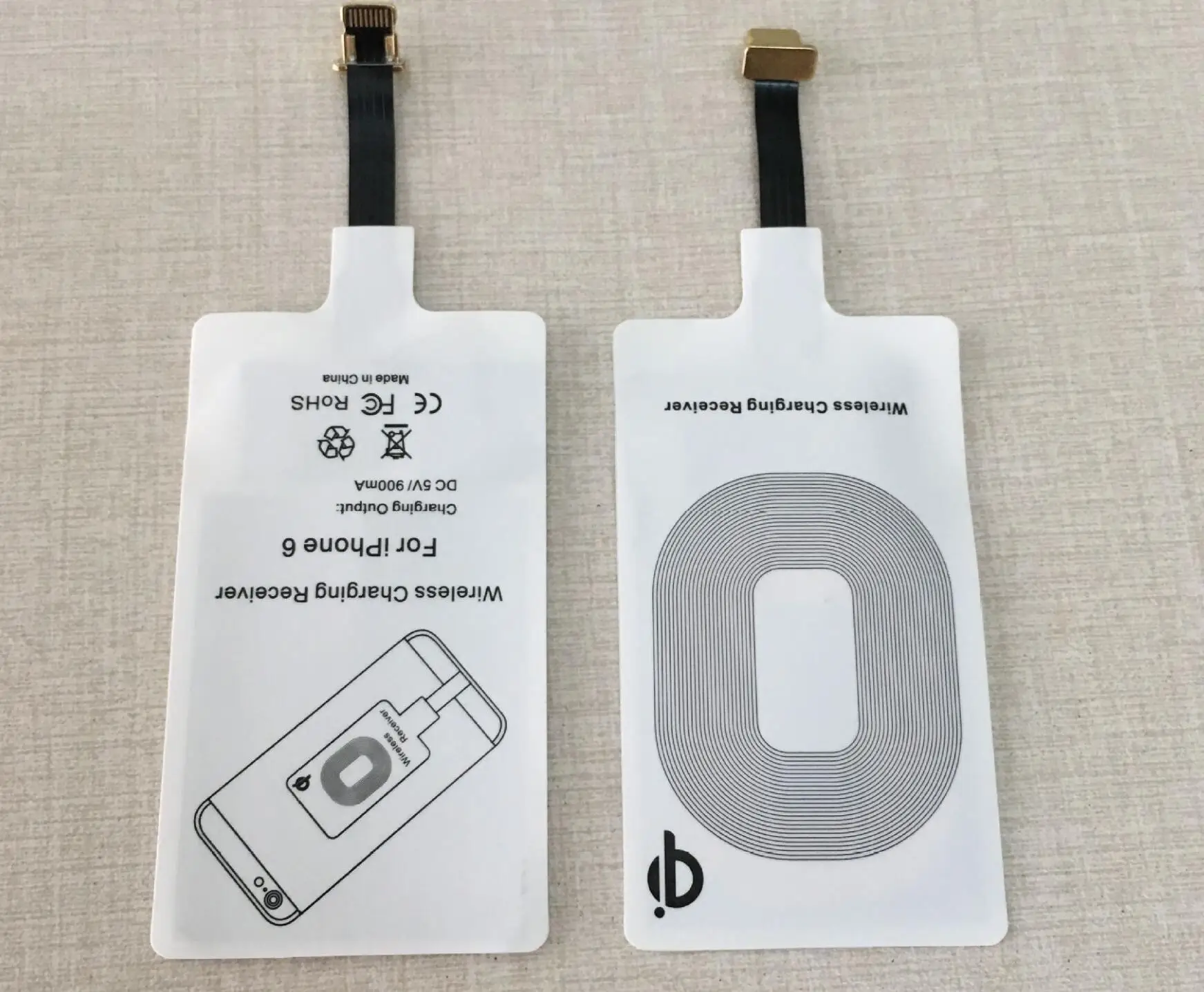 qi wireless charger receiver wireless charging receiver compatible for IPHONE Android Type C