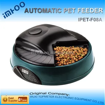 Automatic Cat Feeder Wet Food 4 Meal Lcd Automatic Pet Feeder